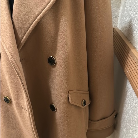 Marc New York Andrew Marc NWT Size M Elegant Tan Double-Breasted Women's Coat!!! - Picture 5 of 10